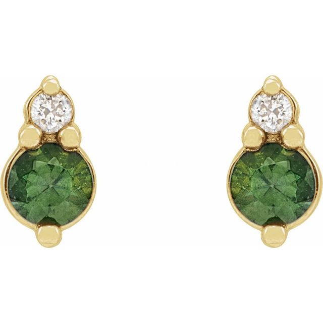 Natural Green Sapphire | Round | 3mm