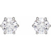 Natural Diamond | Round | 4.5mm :: 3/4 Ctw | Lab-Grown Diamond | Round | 4.5mm :: 5/8 Ctw