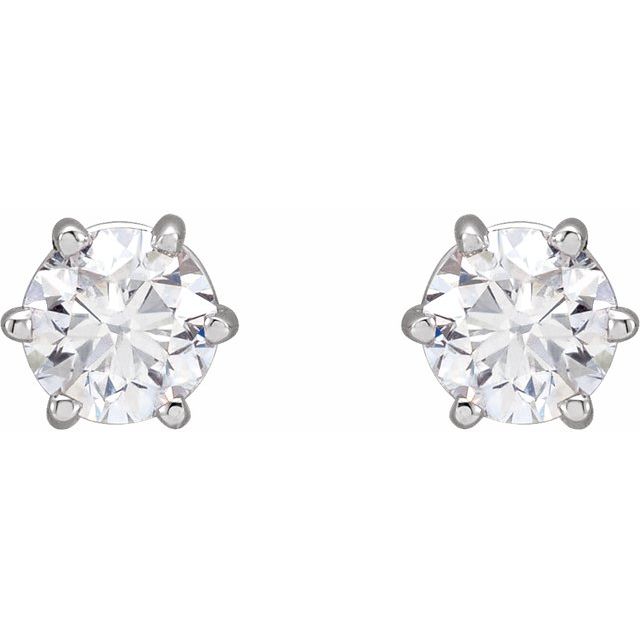 Natural Diamond | Round | 4.5mm :: 3/4 Ctw | Lab-Grown Diamond | Round | 4.5mm :: 5/8 Ctw