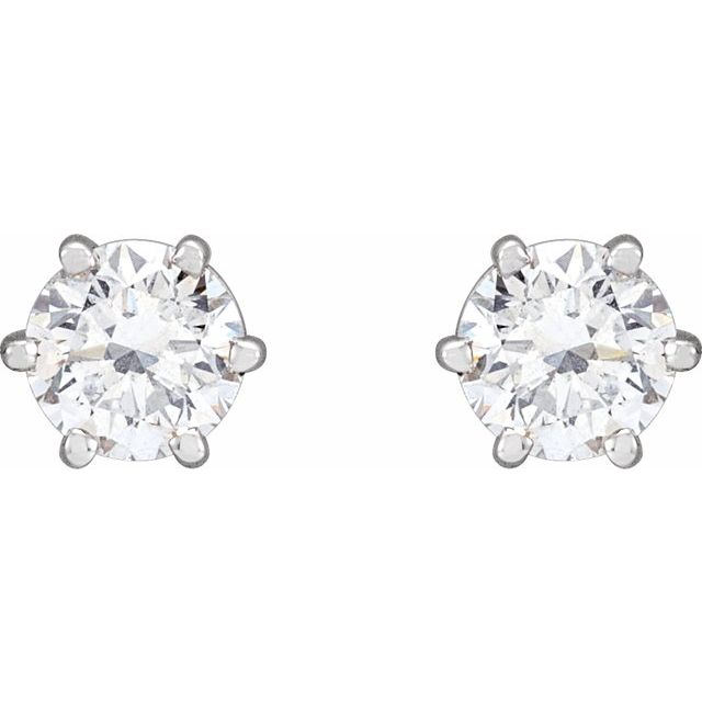 Natural Diamond | Round | 5mm :: 1 Ctw | Lab-Grown Diamond | Round | 5mm :: 1 Ctw