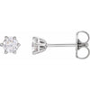 Natural Diamond | Round | 3.4mm :: 1/3 Ctw | Lab-Grown Diamond | Round | 3.4mm :: 1/4 Ctw