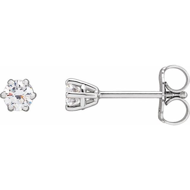 Natural Diamond | Round | 3.2mm :: 1/4 Ctw | Lab-Grown Diamond | Round | 3.2mm :: 1/4 Ctw