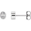 Lab-Grown Diamond | Oval | 4 x 3mm