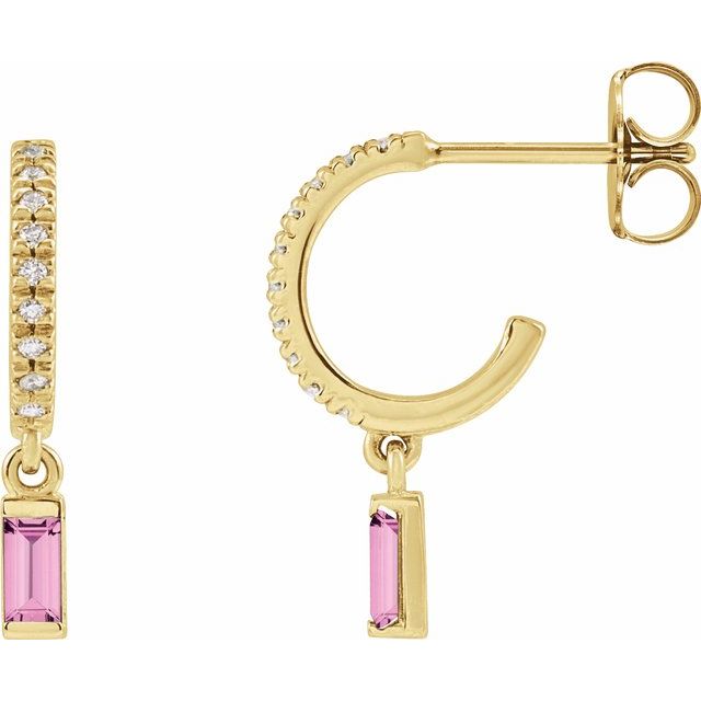 Natural Pink Sapphire | Straight baguette | 4 x 2mm