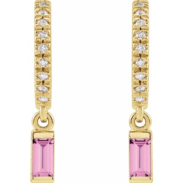Natural Pink Sapphire | Straight baguette | 4 x 2mm