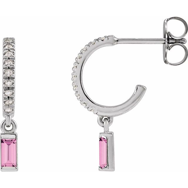 Natural Pink Sapphire | Straight baguette | 4 x 2mm