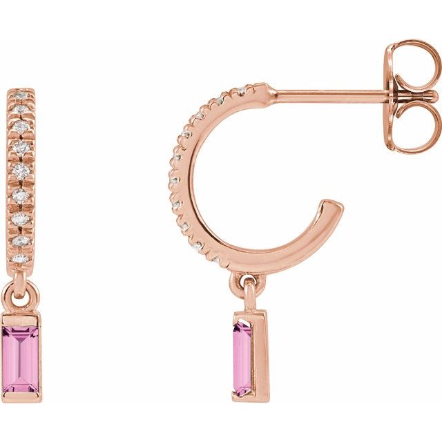Natural Pink Sapphire | Straight baguette | 4 x 2mm