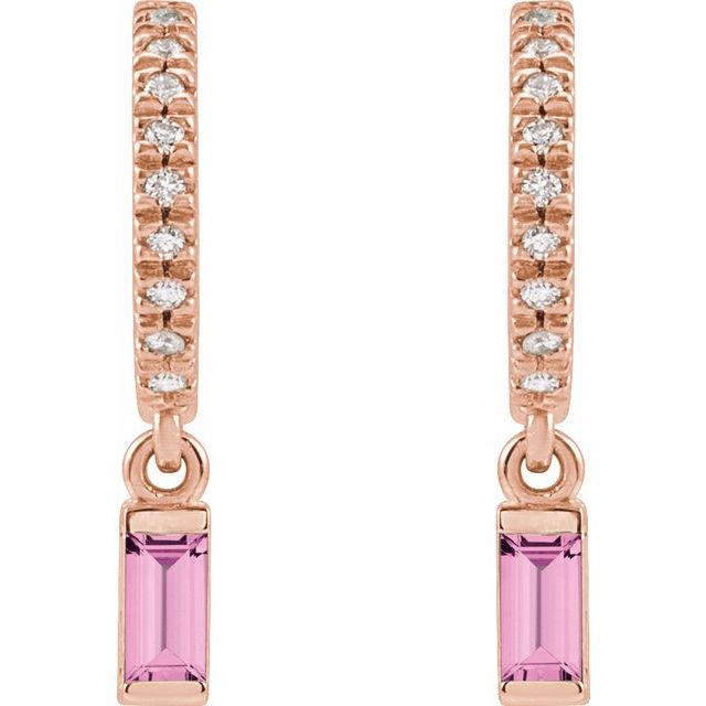 Natural Pink Sapphire | Straight baguette | 4 x 2mm