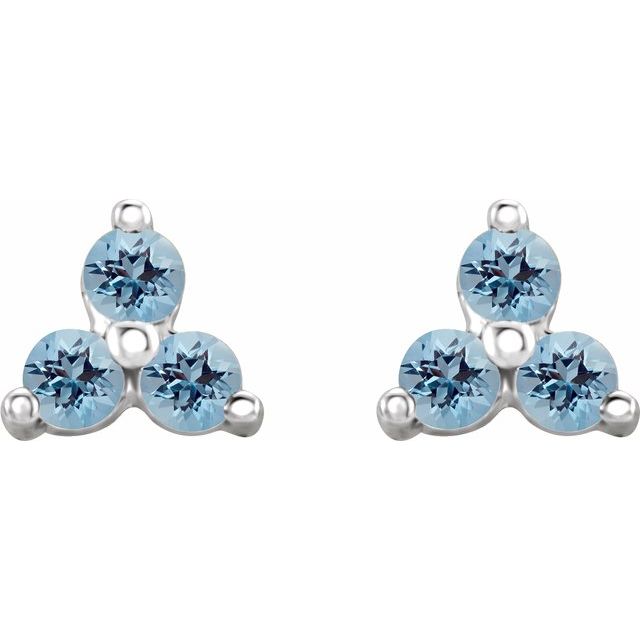 Natural Aquamarine | Round | 2.5mm