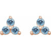 Natural Aquamarine | Round | 2.5mm