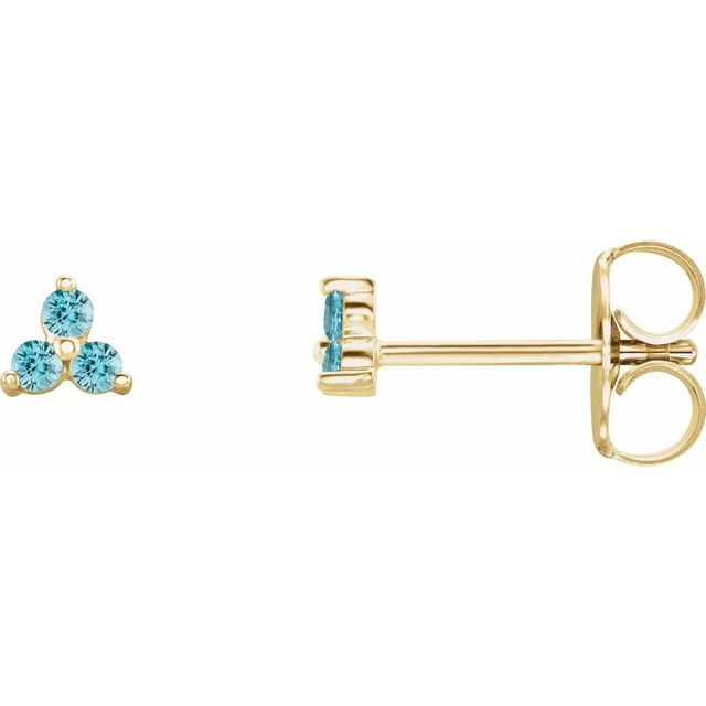 Natural Blue Zircon | Round | 2.5mm