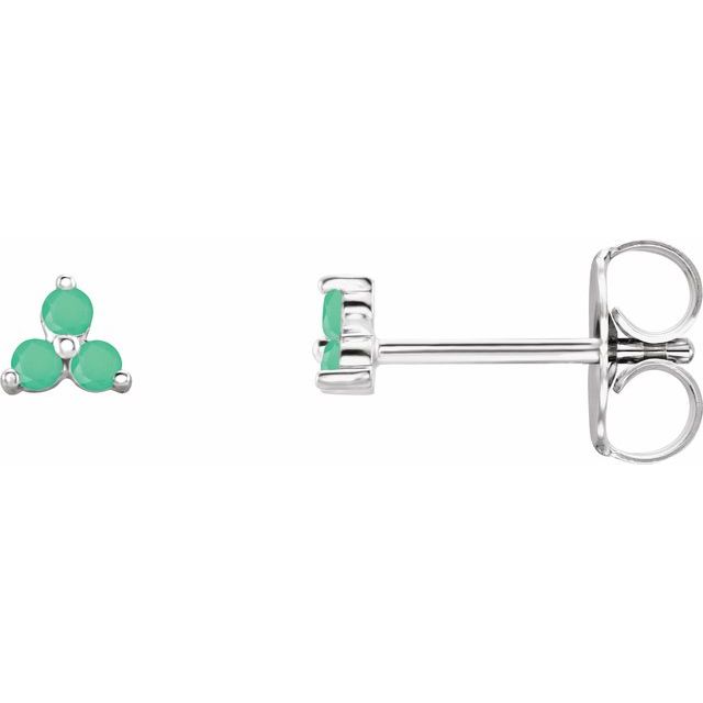Natural Green Chrysoprase | Round | 2.5mm