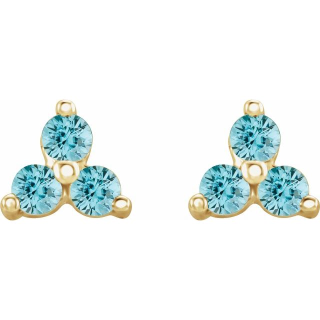 Natural Blue Zircon | Round | 2.5mm
