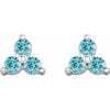 Natural Blue Zircon | Round | 2.5mm