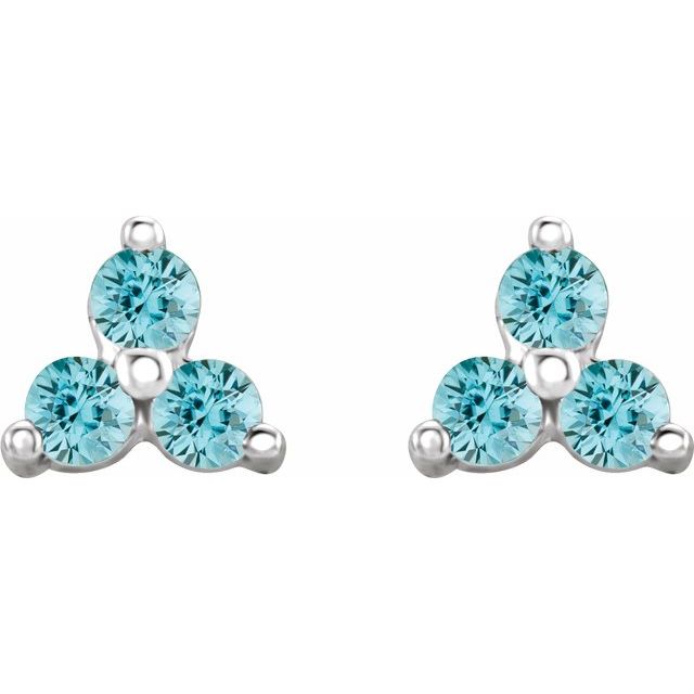 Natural Blue Zircon | Round | 2.5mm