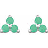 Natural Green Chrysoprase | Round | 2.5mm