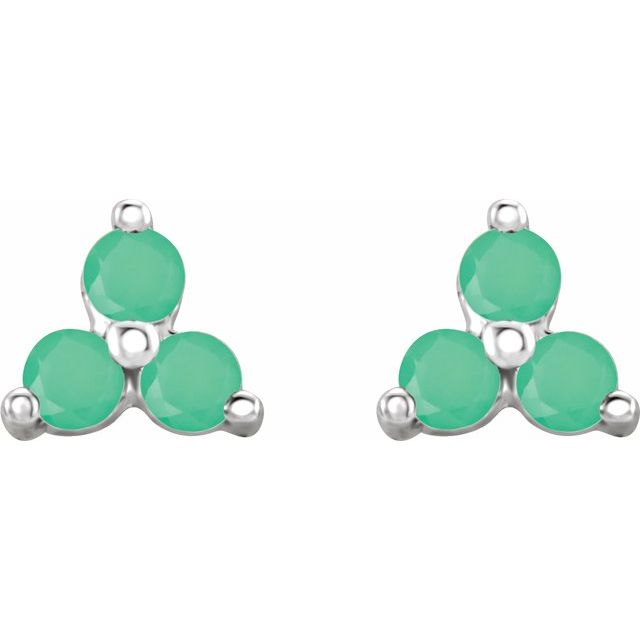 Natural Green Chrysoprase | Round | 2.5mm