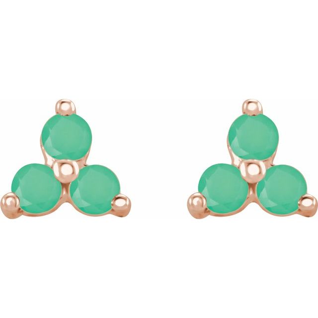 Natural Green Chrysoprase | Round | 2.5mm