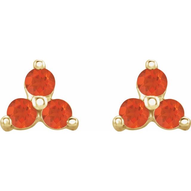 Natural Mexican Fire Opal | Round | 2.5mm