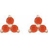 Natural Mexican Fire Opal | Round | 2.5mm