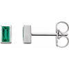 Natural Emerald | Straight baguette | 4 x 2mm