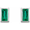 Natural Emerald | Straight baguette | 4 x 2mm