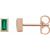 Natural Emerald | Straight baguette | 4 x 2mm