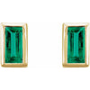 Natural Emerald | Straight baguette | 4 x 2mm