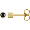 Natural Black Onyx | Round | 3mm