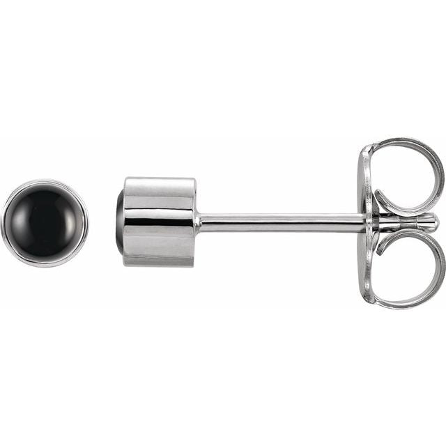 Natural Black Onyx | Round | 3mm