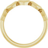 57738 / Ring / 14K Yellow / Polished / Connected Heart Ring