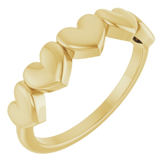 Connected Hearts Ring