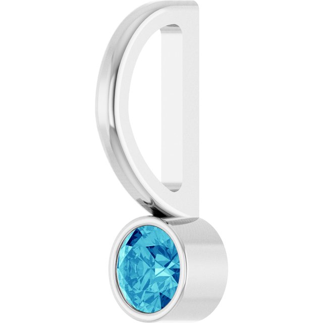 Natural Blue Zircon | Round | 3mm