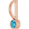 Natural Blue Zircon | Round | 3mm