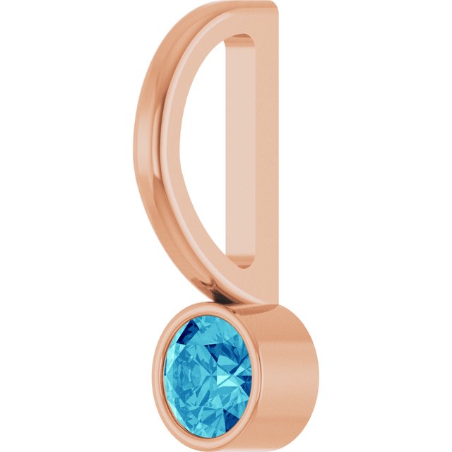 Natural Blue Zircon | Round | 3mm