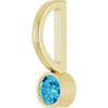 Natural Blue Zircon | Round | 3mm