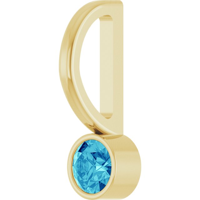 Natural Blue Zircon | Round | 3mm