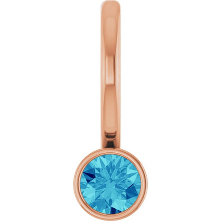 Natural Blue Zircon | Round | 3mm
