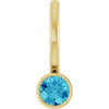 Natural Blue Zircon | Round | 3mm