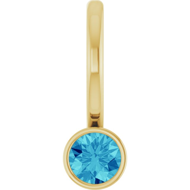 Natural Blue Zircon | Round | 3mm