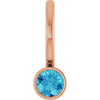 Natural Blue Zircon | Round | 3mm