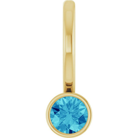 Natural Blue Zircon | Round | 3mm