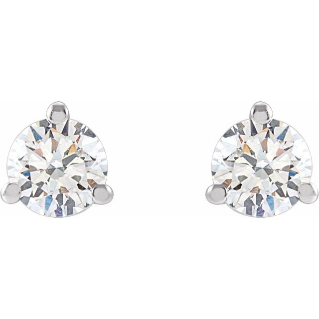 Lab-Grown Diamond | Round | 3.4mm :: 1/3 Ctw | Lab-Grown Diamond | Round | 2.5mm :: 1/8 Ctw