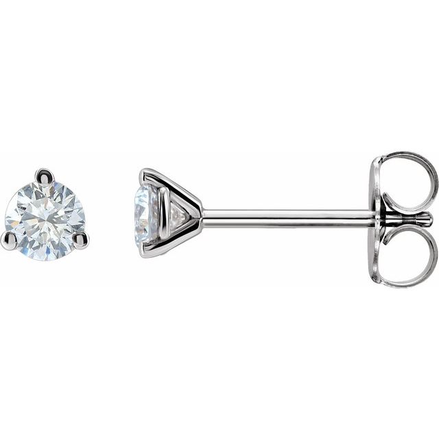Lab-Grown Diamond | Round | 3.3mm :: 1/4 Ctw | Lab-Grown Diamond | Round | 3.3mm :: 1/8 Ct