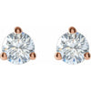 Lab-Grown Diamond | Round | 4.5mm :: 5/8 Ctw | Lab-Grown Diamond | Round | 3mm :: 1/5 Ctw | Lab-Grown Diamond | Round | 3.3mm :: 1/4 Ctw