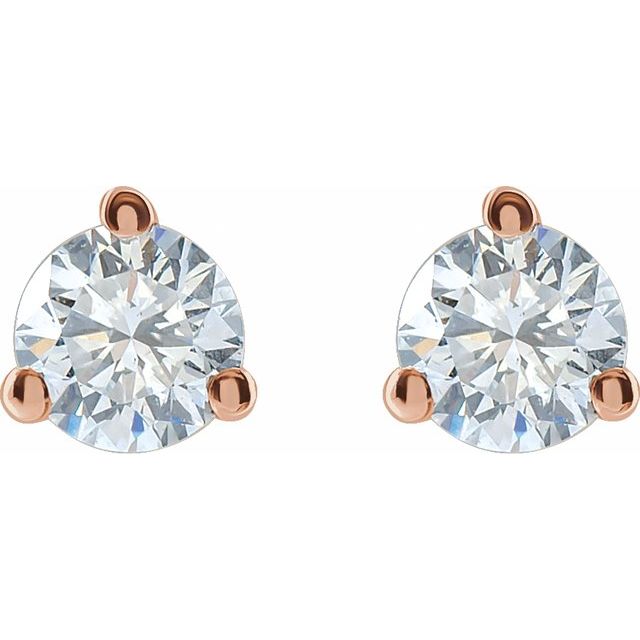Lab-Grown Diamond | Round | 4.5mm :: 5/8 Ctw | Lab-Grown Diamond | Round | 3mm :: 1/5 Ctw | Lab-Grown Diamond | Round | 3.3mm :: 1/4 Ctw