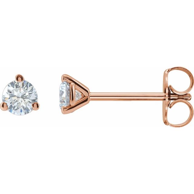 Lab-Grown Diamond | Round | 4mm :: 1/2 Ctw | Lab-Grown Diamond | Round | 4.5mm :: 5/8 Ctw | Lab-Grown Diamond | Round | 3mm :: 1/5 Ctw | Lab-Grown Diamond | Round | 3.3mm :: 1/4 Ctw