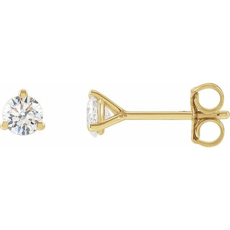 Lab-Grown Diamond | Round | 3.4mm :: 1/3 Ctw | Lab-Grown Diamond | Round | 2.5mm :: 1/8 Ctw