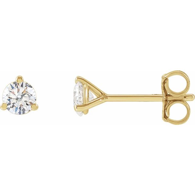 Lab-Grown Diamond | Round | 3.4mm :: 1/3 Ctw | Lab-Grown Diamond | Round | 2.5mm :: 1/8 Ctw