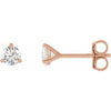 Lab-Grown Diamond | Round | 3.4mm :: 1/3 Ctw | Lab-Grown Diamond | Round | 2.5mm :: 1/8 Ctw